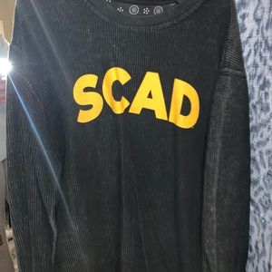 SCAD Cord Crew Sweatshirt